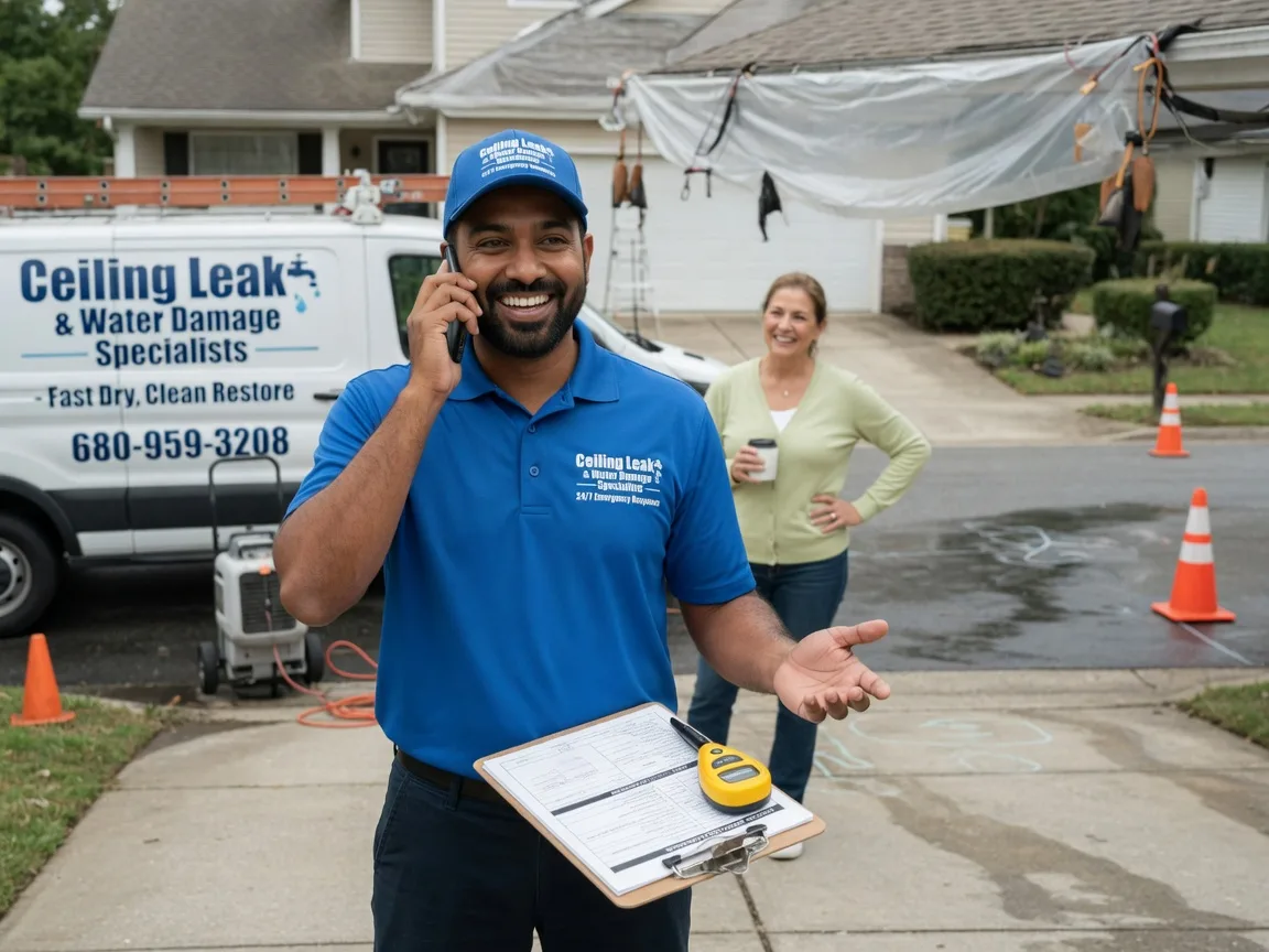 Ceiling Leak Cleanup Trout Lake, MI FAQs